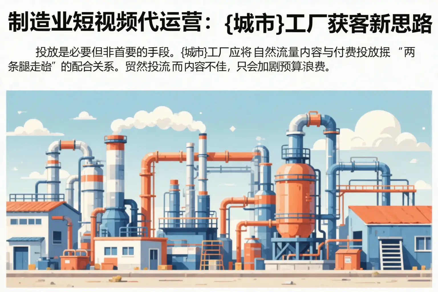 制造业短视频代运营：常州工厂获客新思路