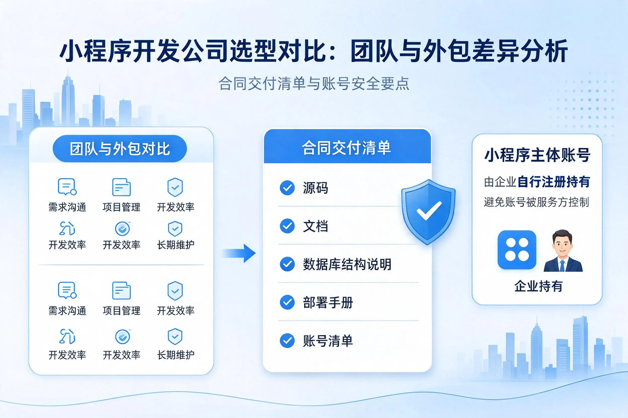 常州小程序开发公司选型对比：团队与外包差异分析