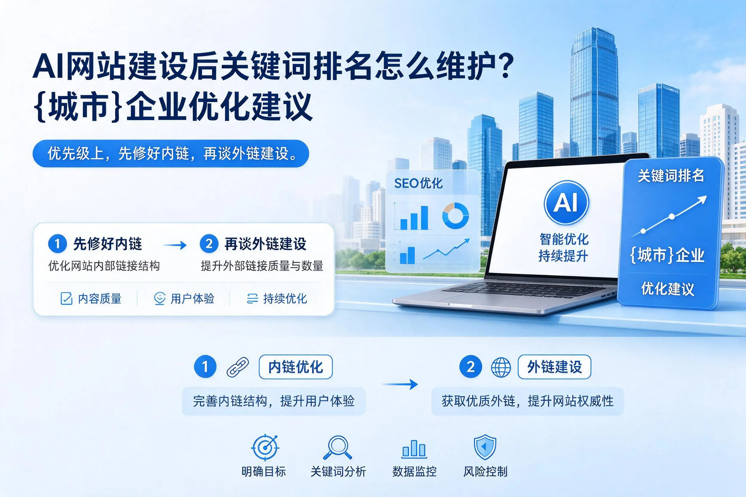 AI网站建设后关键词排名怎么维护？常州企业优化建议